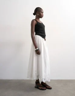 TSLINA Mid rise Lange rok