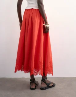TSLINA Mid rise Lange rok