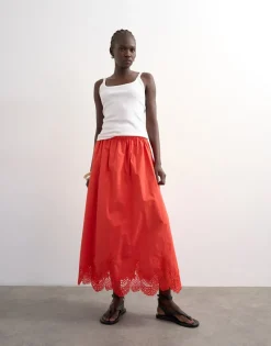 TSLINA Mid rise Lange rok