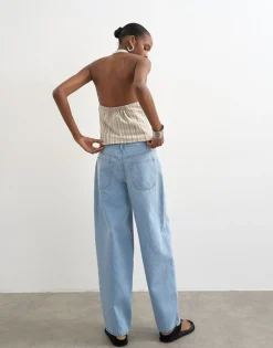 TSLOWRIE Low rise Baggy fit Jeans