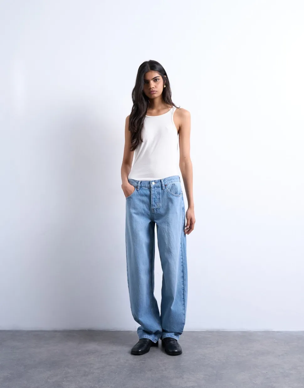 TSLOWRIE Low rise Baggy fit Jeans