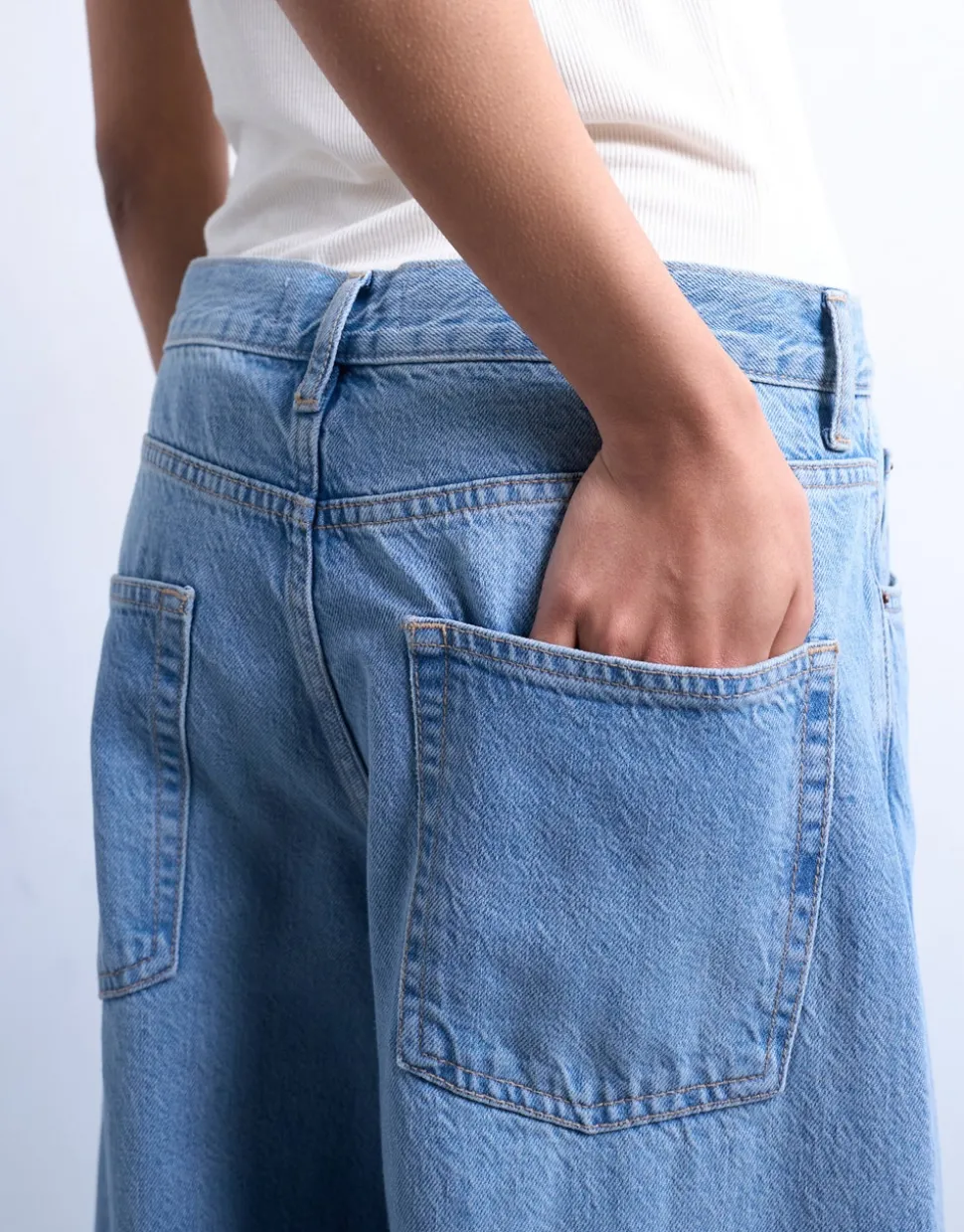 TSLOWRIE Low rise Baggy fit Jeans