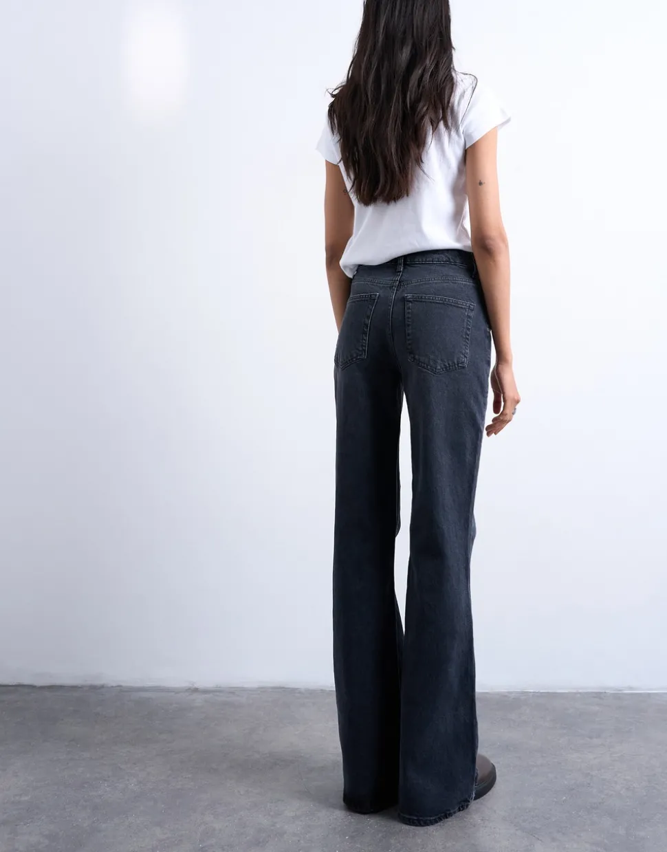TSMARIE Mid rise Flared fit Jeans
