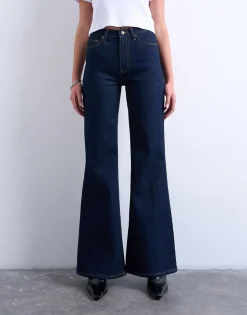 TSMARIE Mid rise Flared fit Jeans