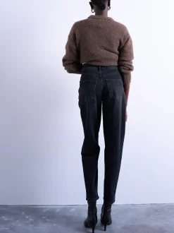 TSMOLLY High waist Mom fit Jeans