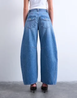 TSNANNA Barrel fit Jeans
