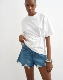 TSOLIVIA Denim shorts