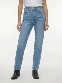 TSRUNWAY Mid rise Straight fit Jeans