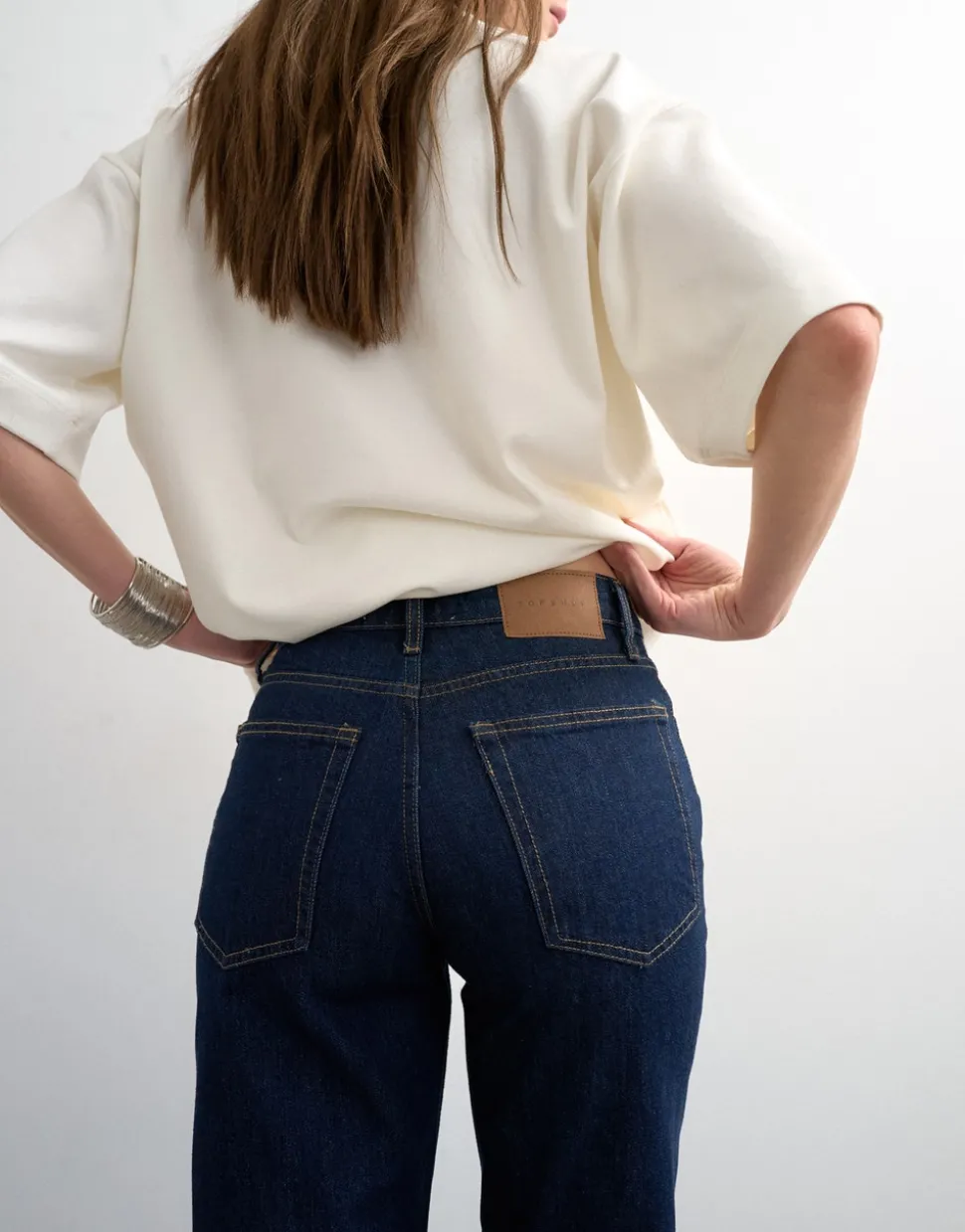 TSRUNWAY Mid rise Straight fit Jeans