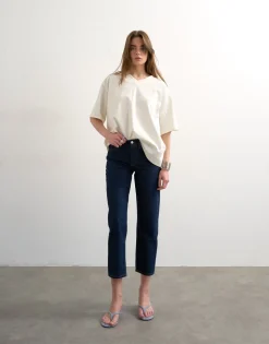TSRUNWAY Mid rise Straight fit Jeans