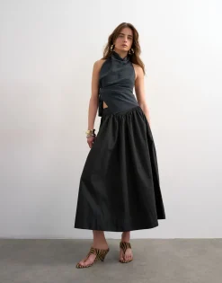 TSSALLY Low waist Lange rok