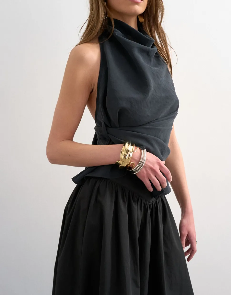 TSSALLY Low waist Lange rok