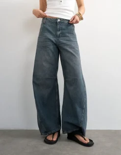 TSVEA High rise Barrel fit Jeans