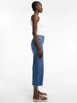 TSVERA High rise Brede pasvorm - bijgesneden Jeans