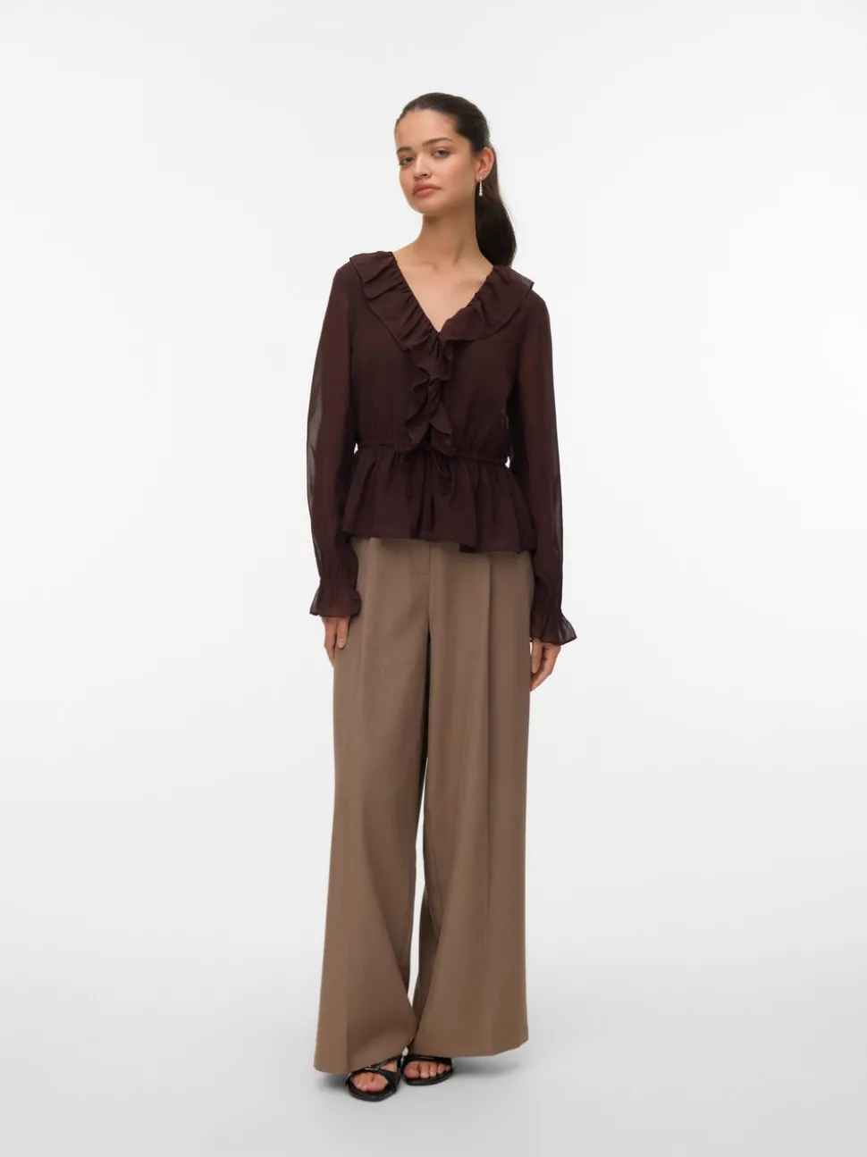 VMALESSIA High waist Broek