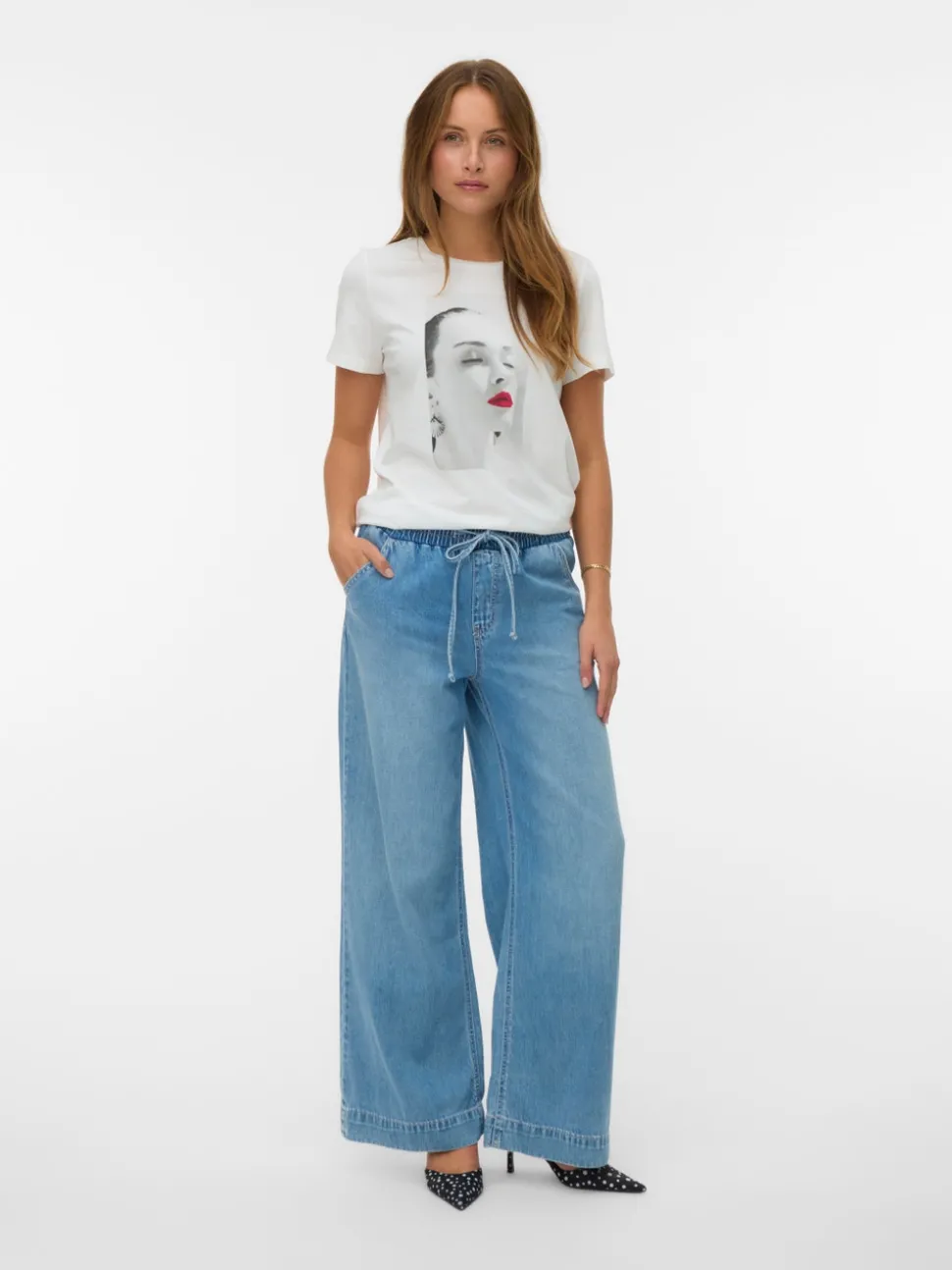 VMALLISON Mid rise Wide leg fit Jeans