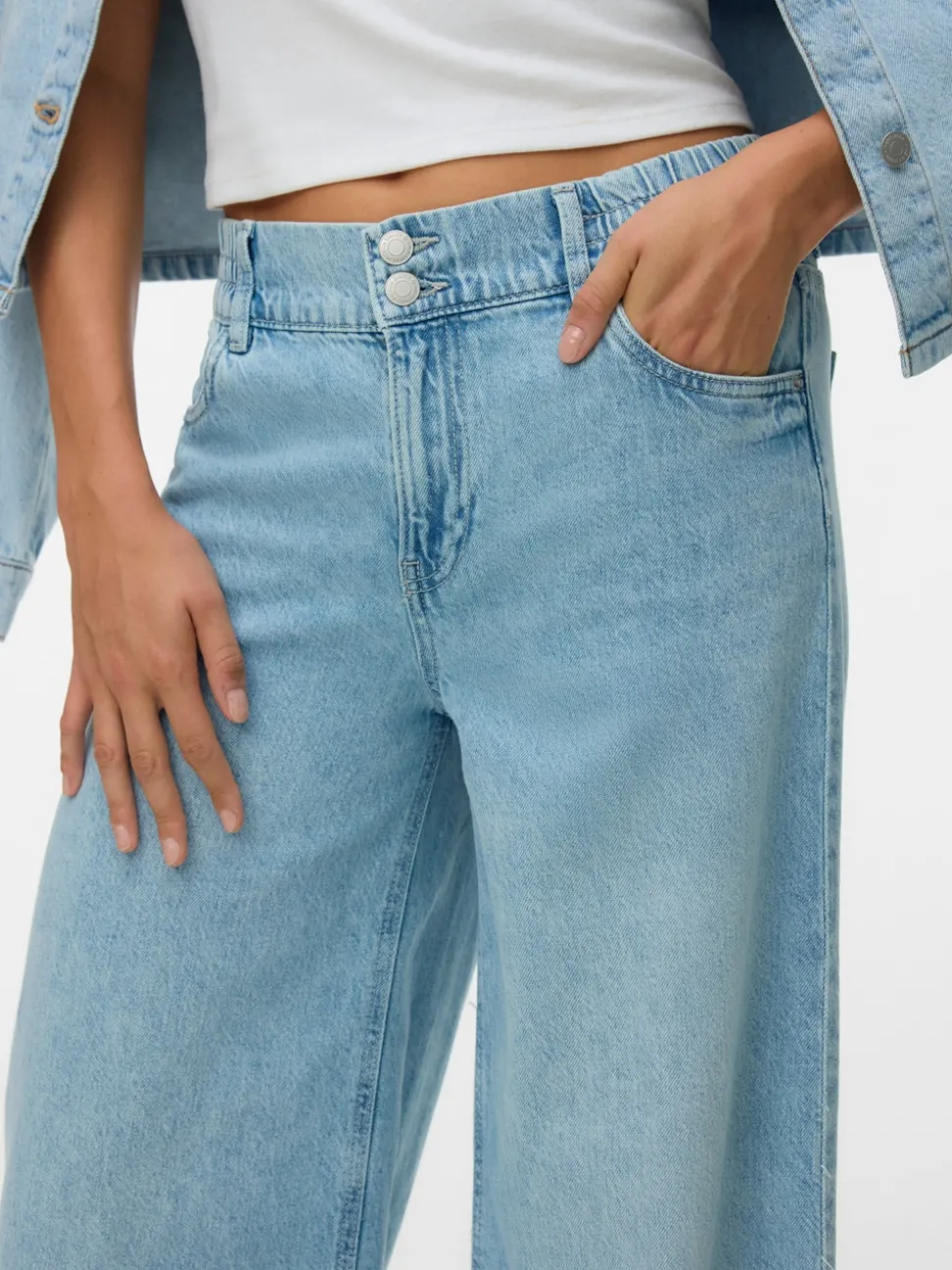 VMANNET Mid rise Wide leg fit Jeans