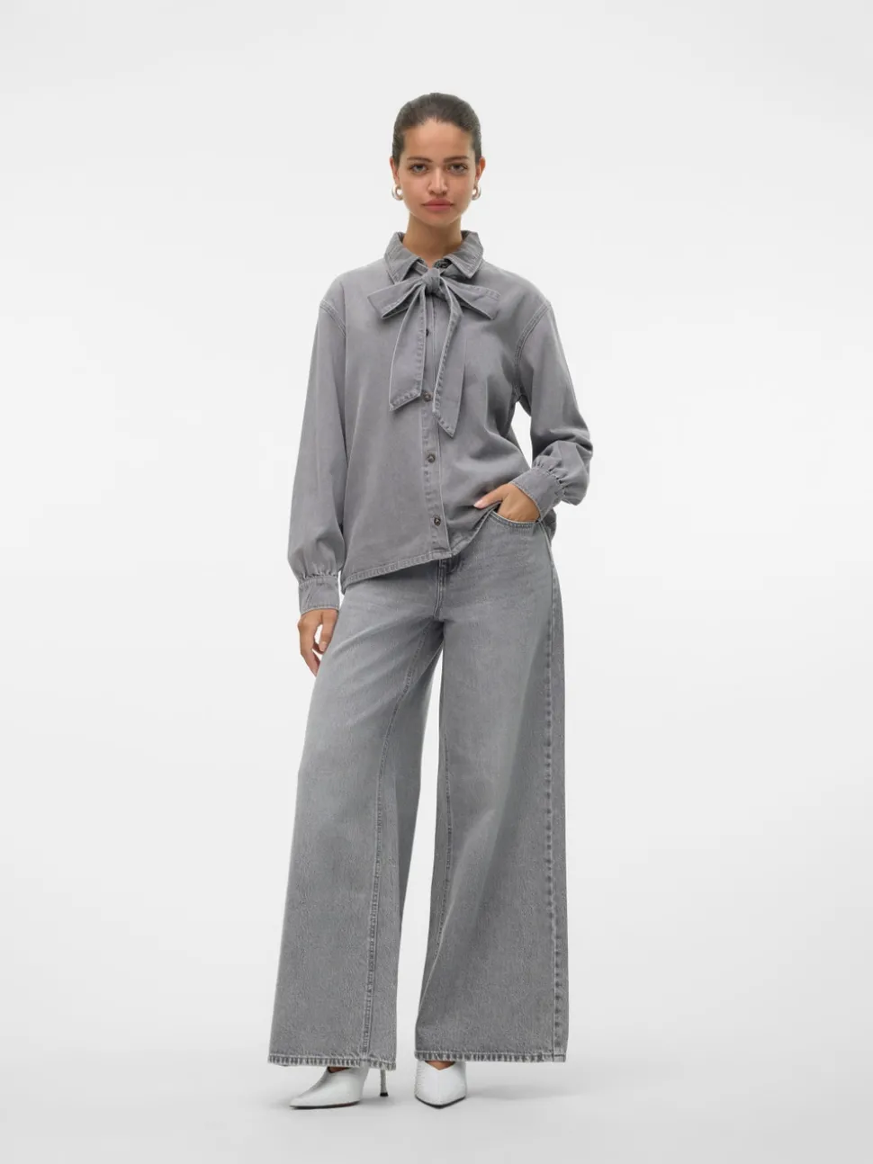 VMANNET Mid waist Wide leg fit Jeans