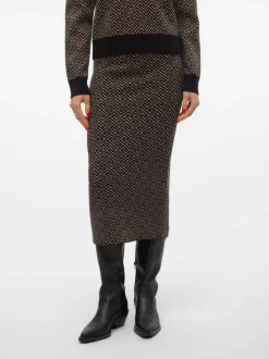 VMARIA High waist Lange rok