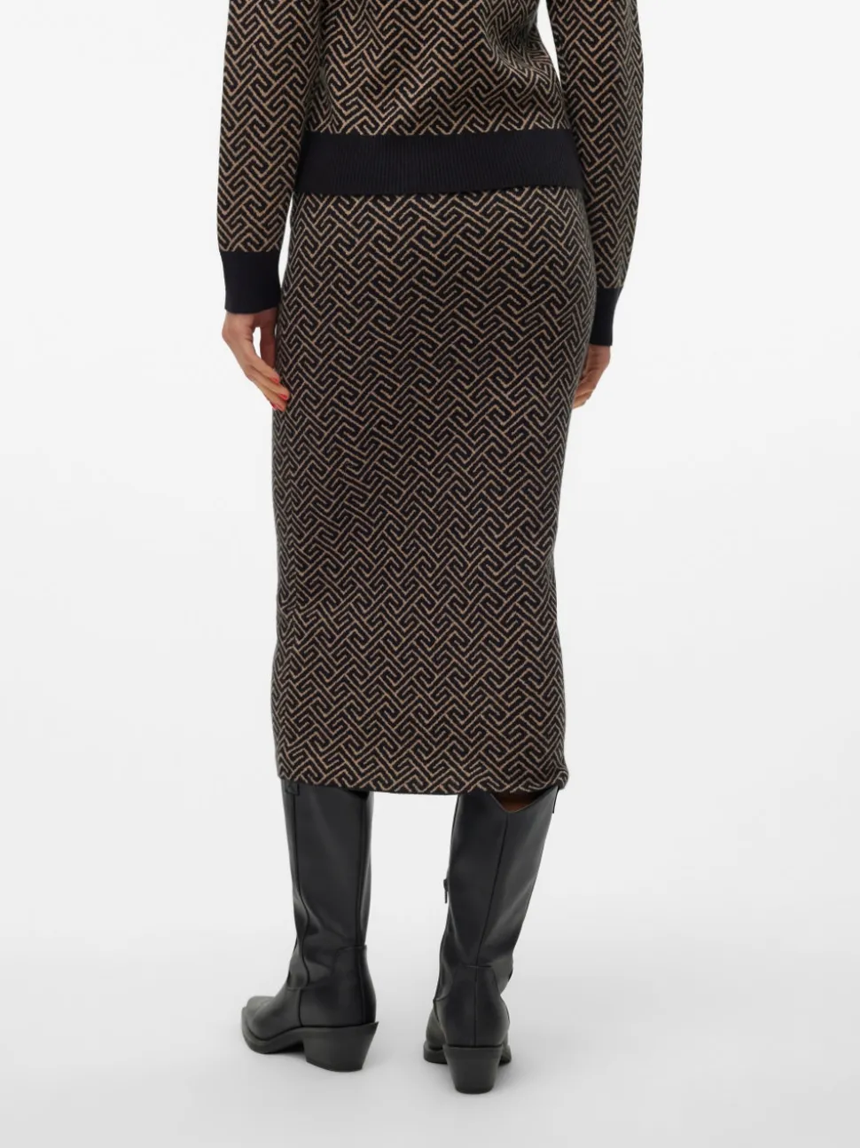 VMARIA High waist Lange rok