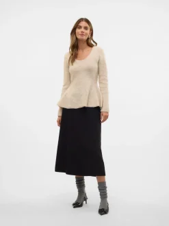 VMBABETTE Normale taille Midi-rok