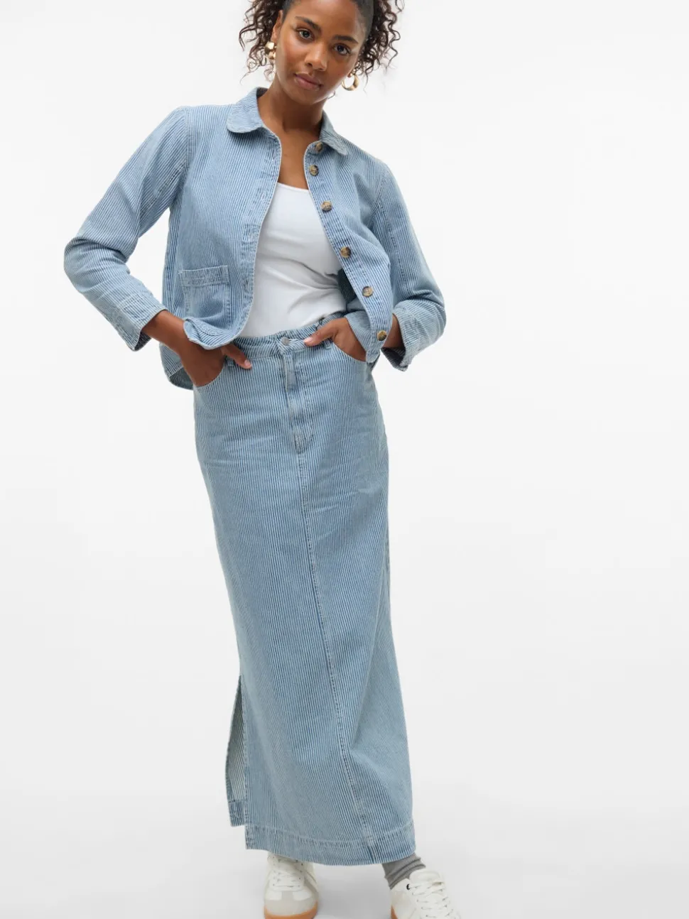 VMBIRKLEY Mid waist Lange rok