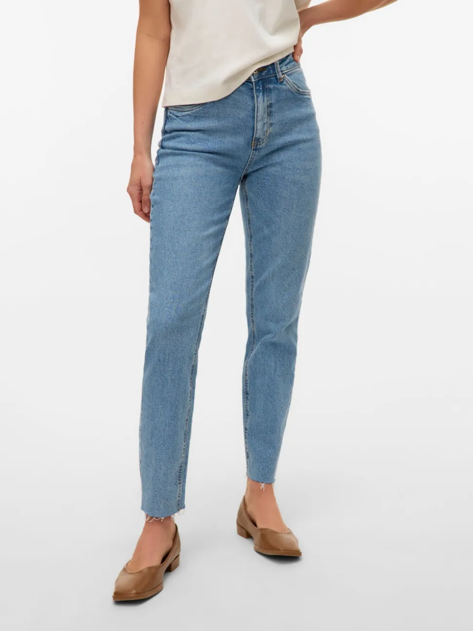 VMBRENDA High rise Mom fit Enkel Jeans