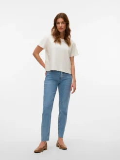 VMBRENDA High rise Mom fit Enkel Jeans