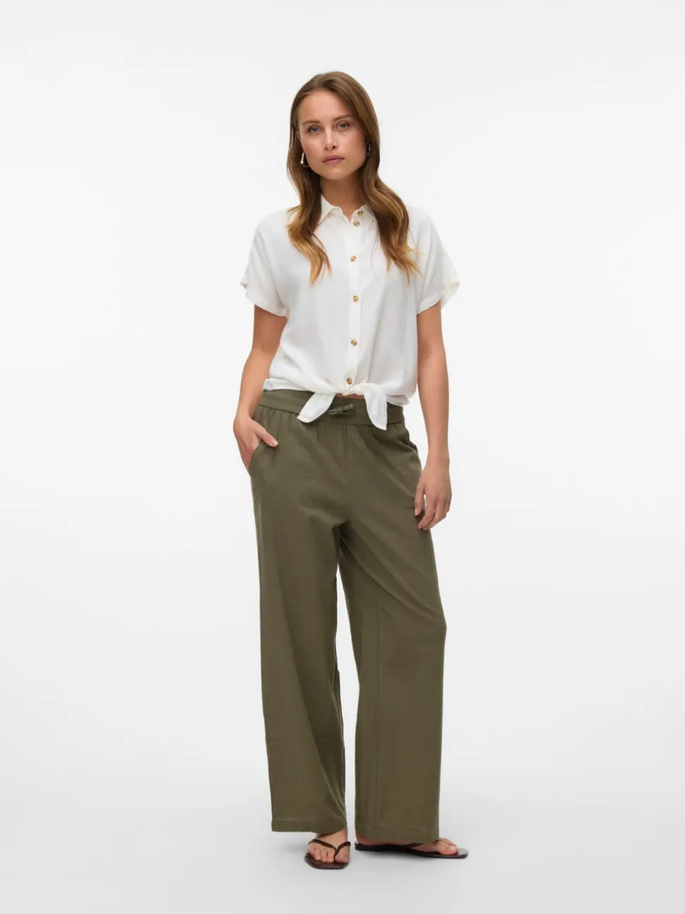 VMCAIA Mid waist Broek