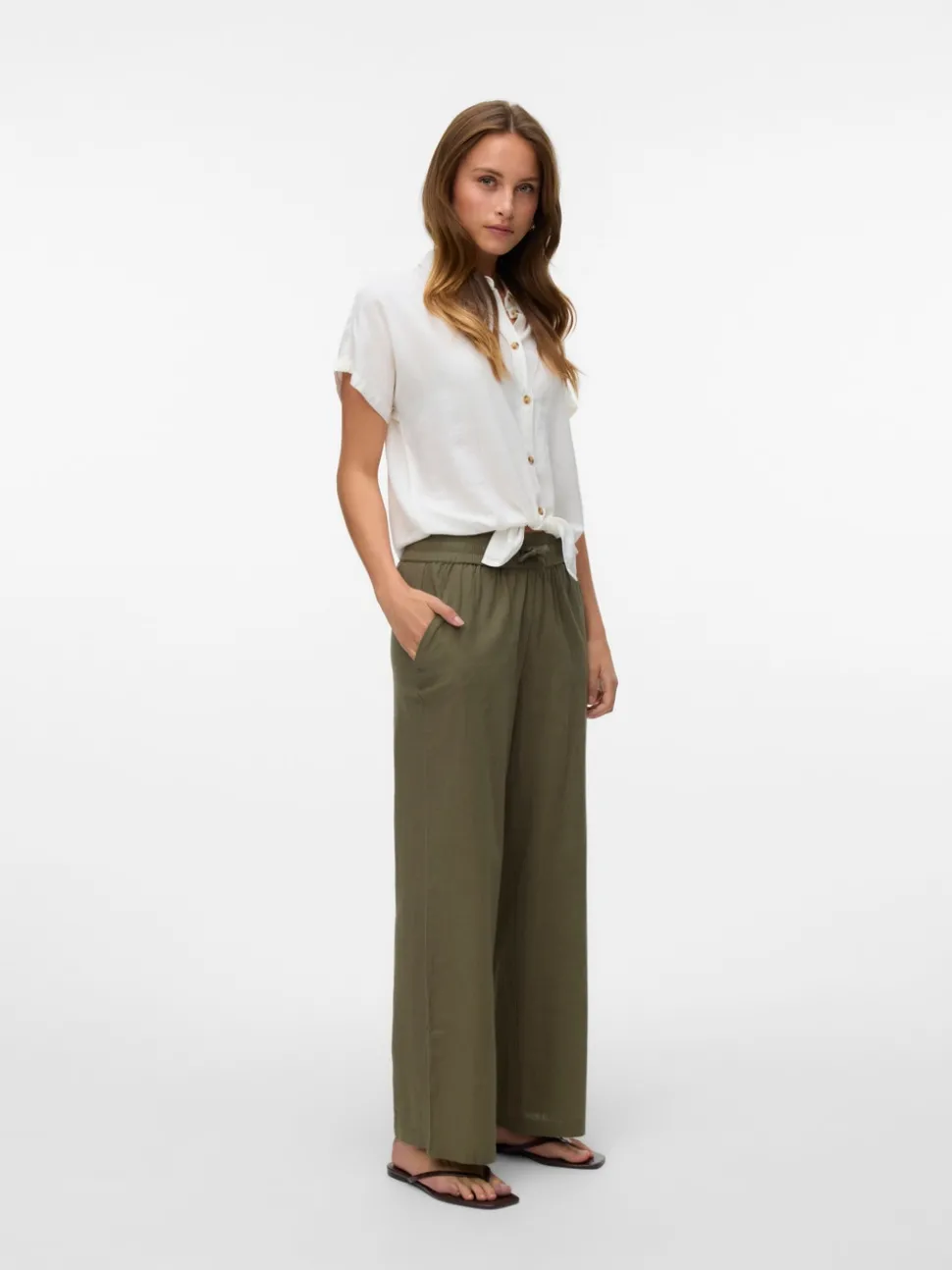 VMCAIA Mid waist Broek