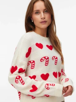 VMCANDYHEARTS Gebreide pullover