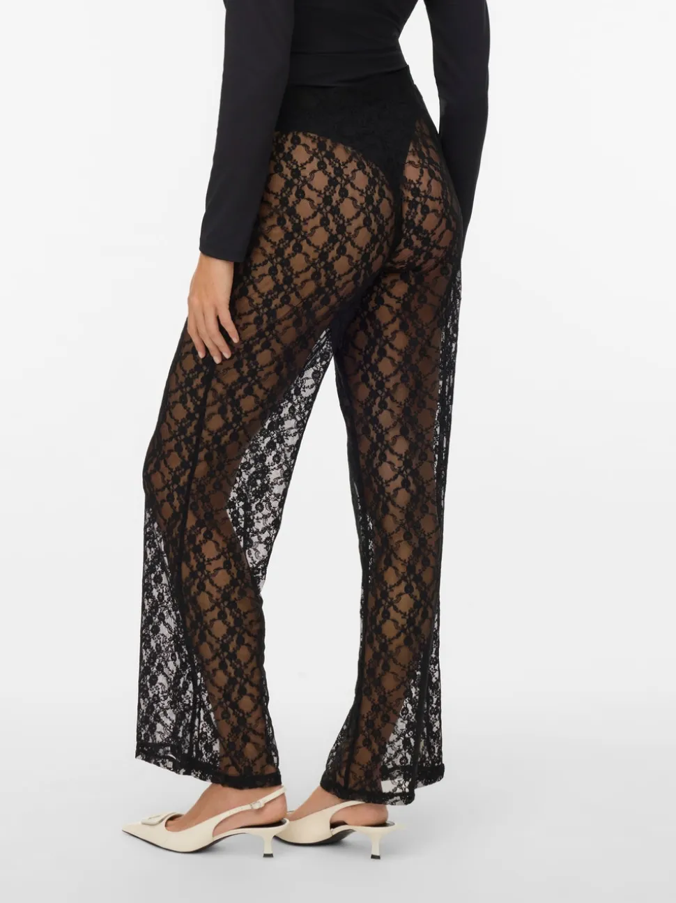 VMCAROLINE Mid waist Broek