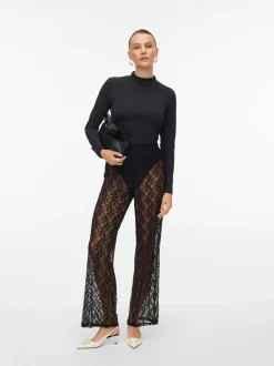 VMCAROLINE Mid waist Broek