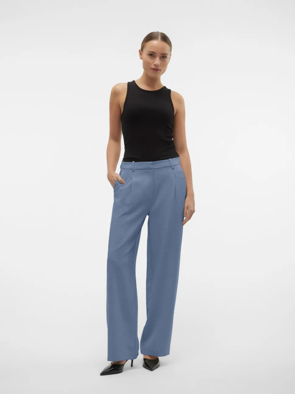 VMCASSIDY Mid waist Broek