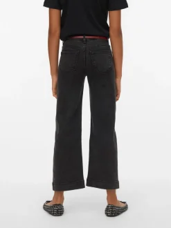 VMDAISY High rise Brede pasvorm - bijgesneden Jeans