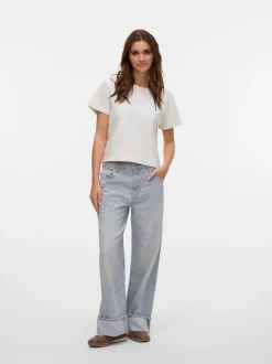 VMDARCY Mid rise Wide leg fit Jeans