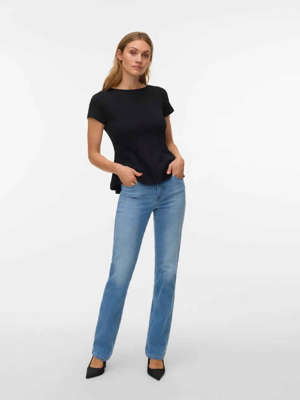 VMELLA Mid rise Straight fit Jeans