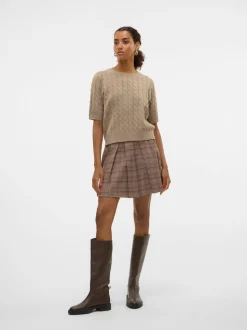 VMELLIE Mid waist Mini-rok