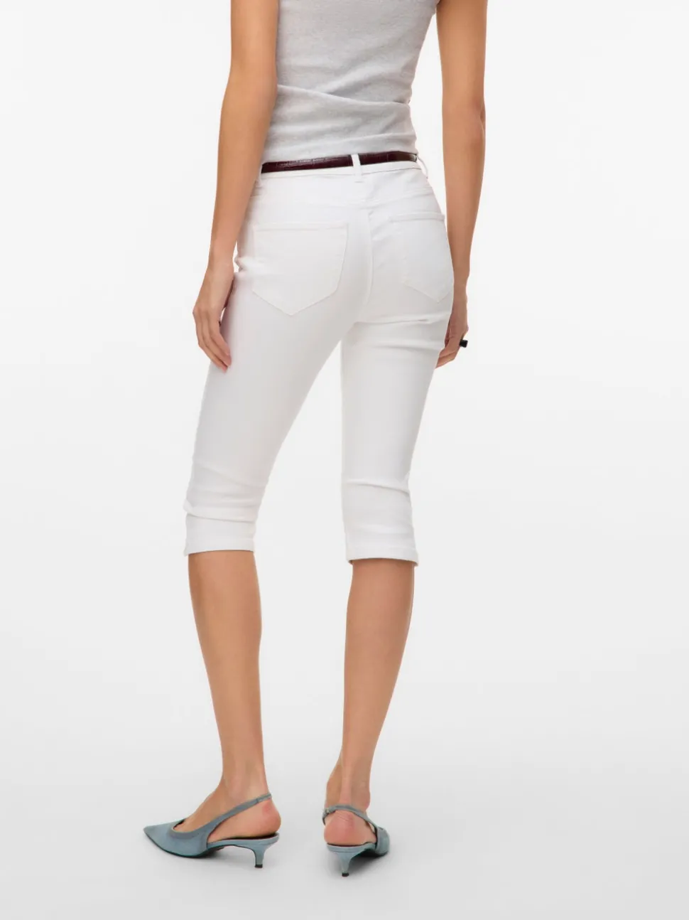 VMELLY Mid rise Slim fit Capris
