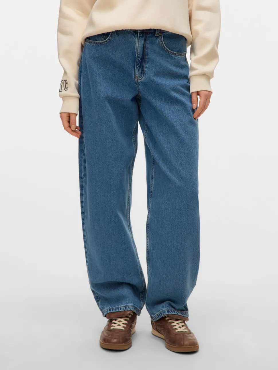 VMESTELLE High rise Barrel fit Jeans