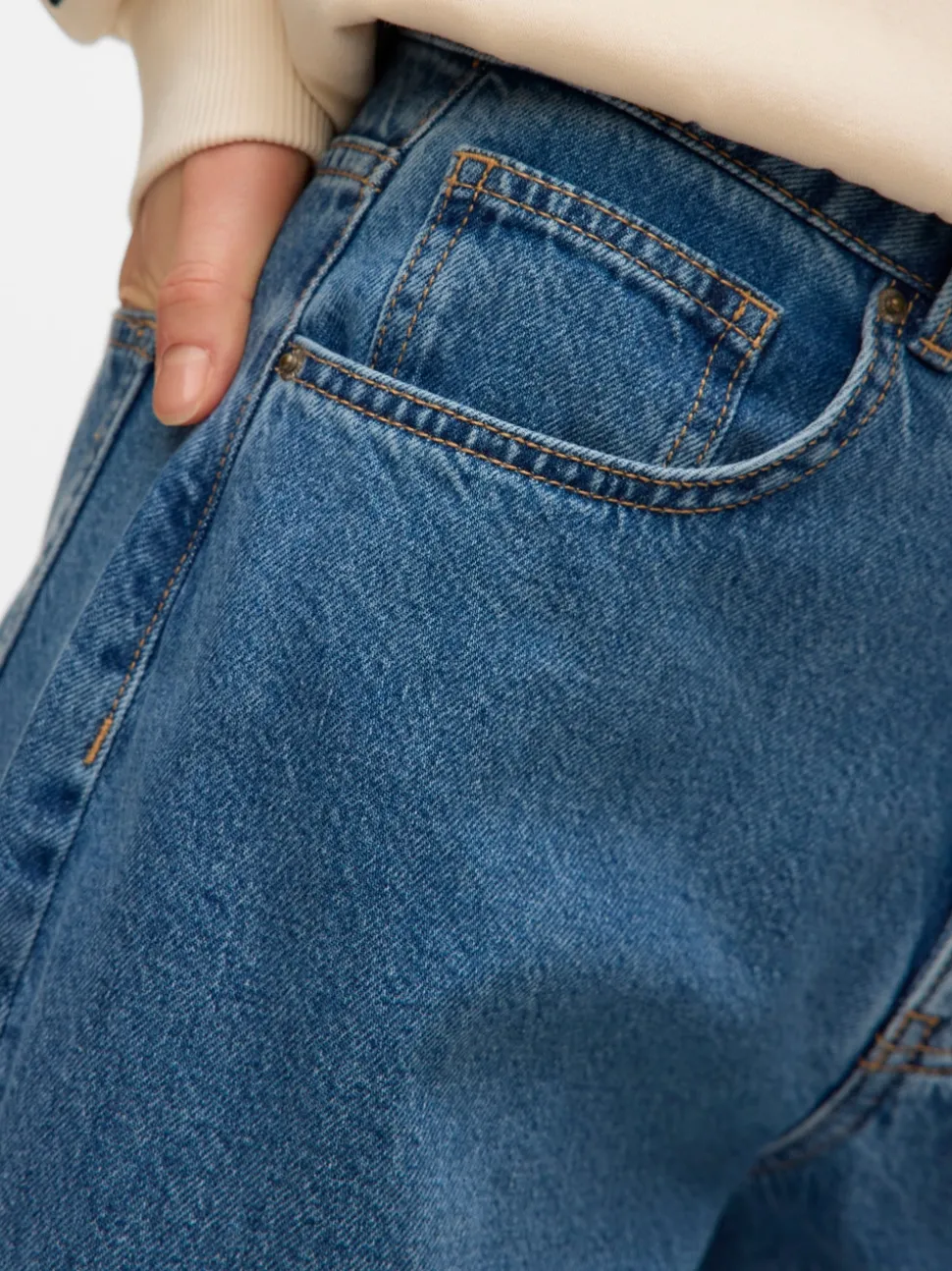 VMESTELLE High rise Barrel fit Jeans
