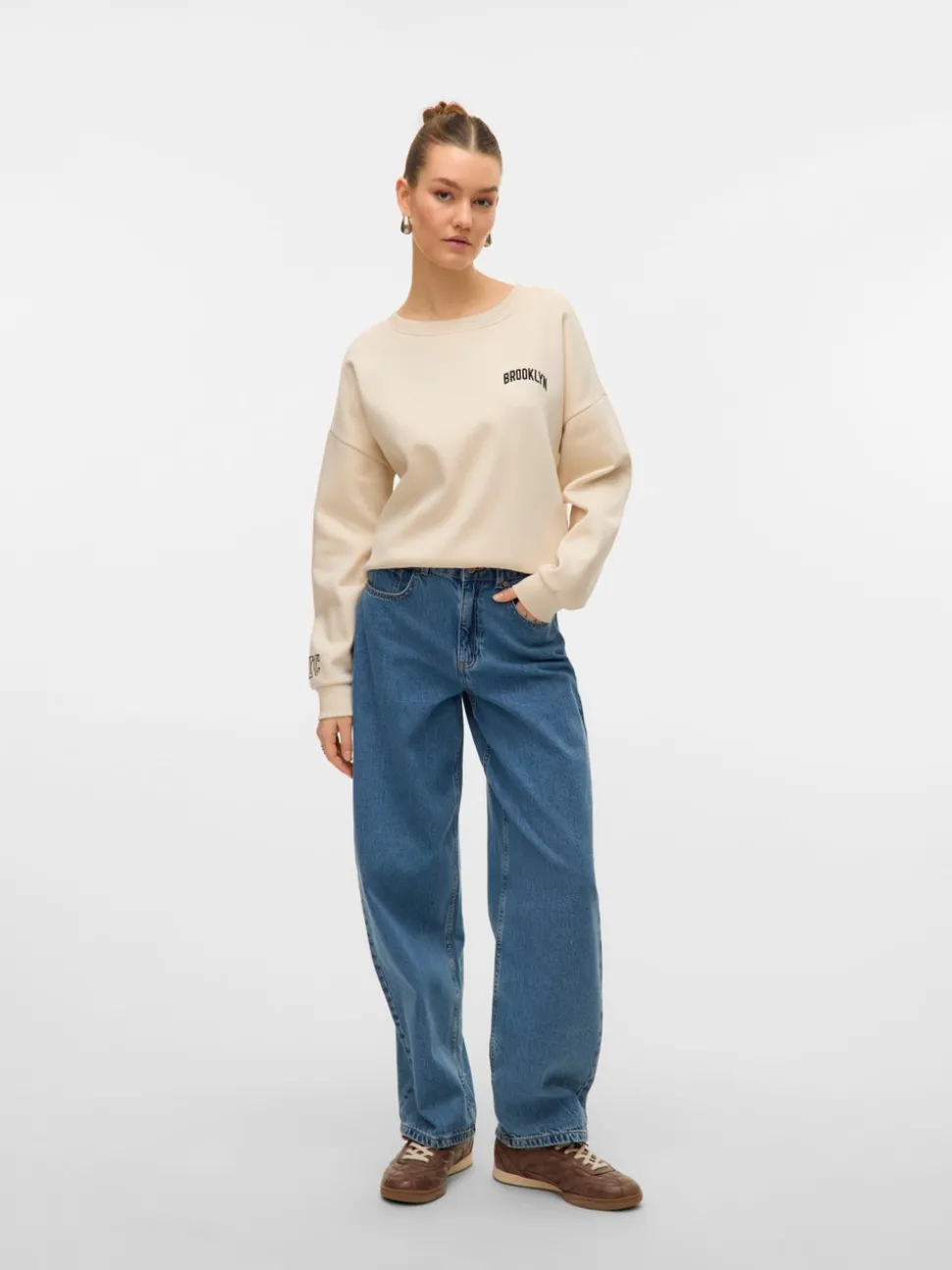 VMESTELLE High rise Barrel fit Jeans