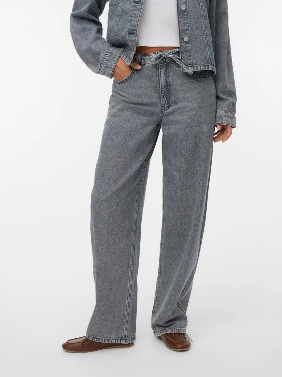 VMESTELLE High rise Barrel fit Jeans