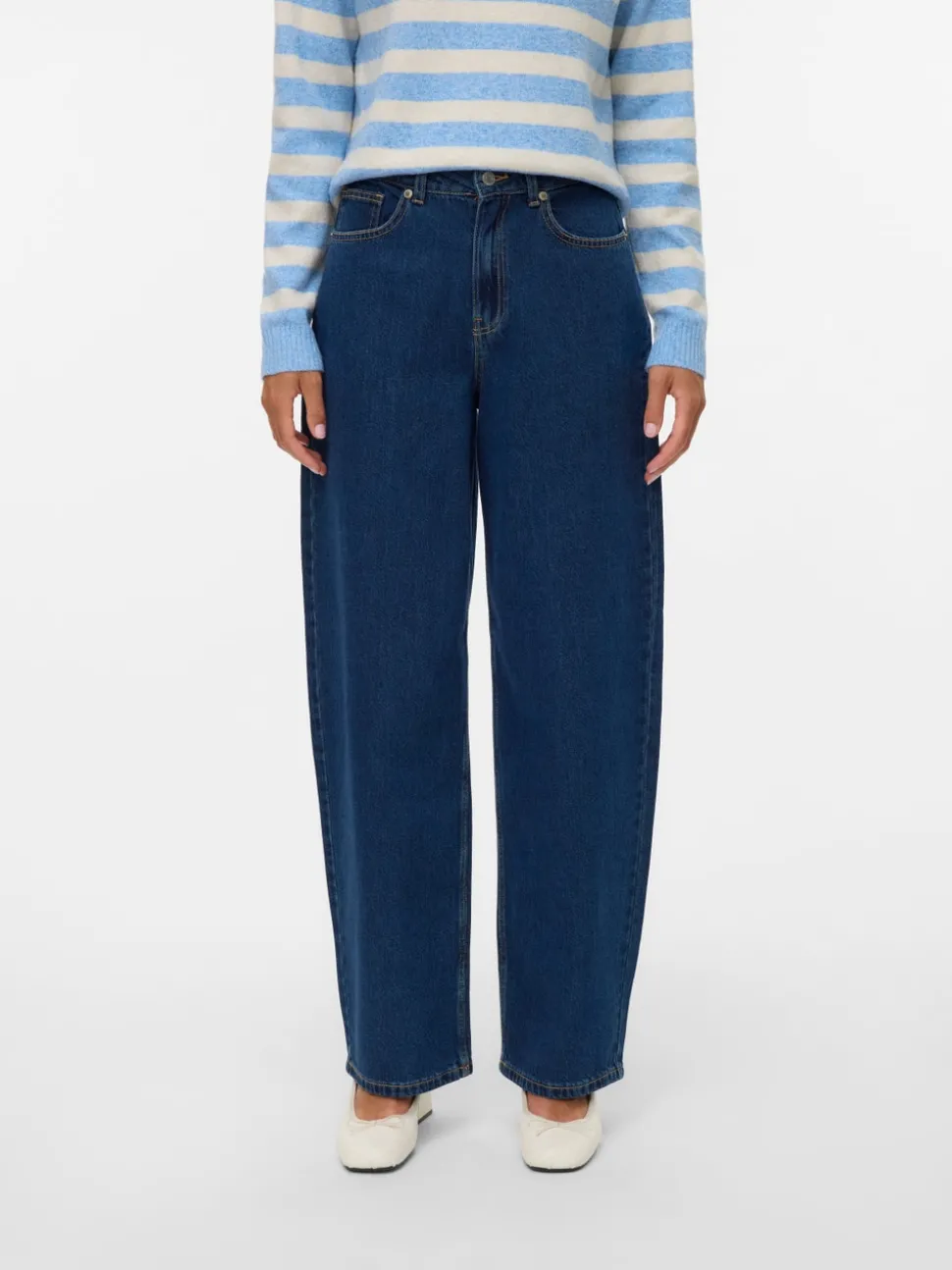 VMESTELLE High rise Barrel fit Jeans