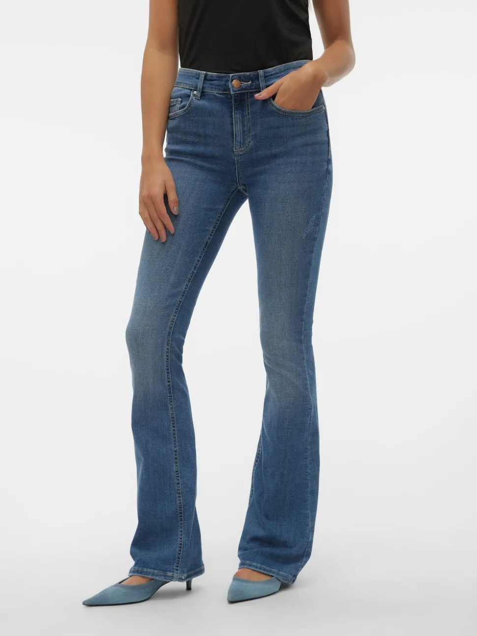 VMFLASH Mid rise Flared fit Jeans