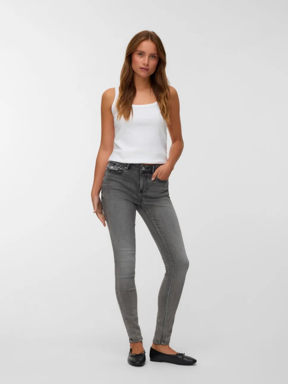VMFLASH Mid rise Skinny fit Jeans