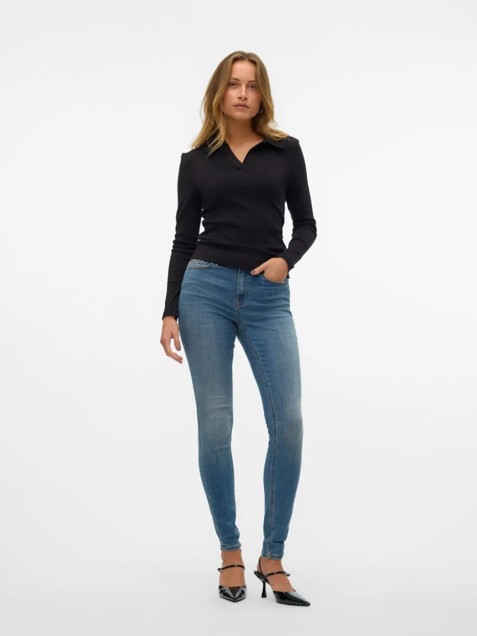 VMFLASH Mid rise Skinny fit Jeans