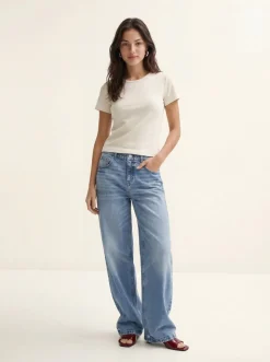VMHALLIE Low rise Wide fit Jeans