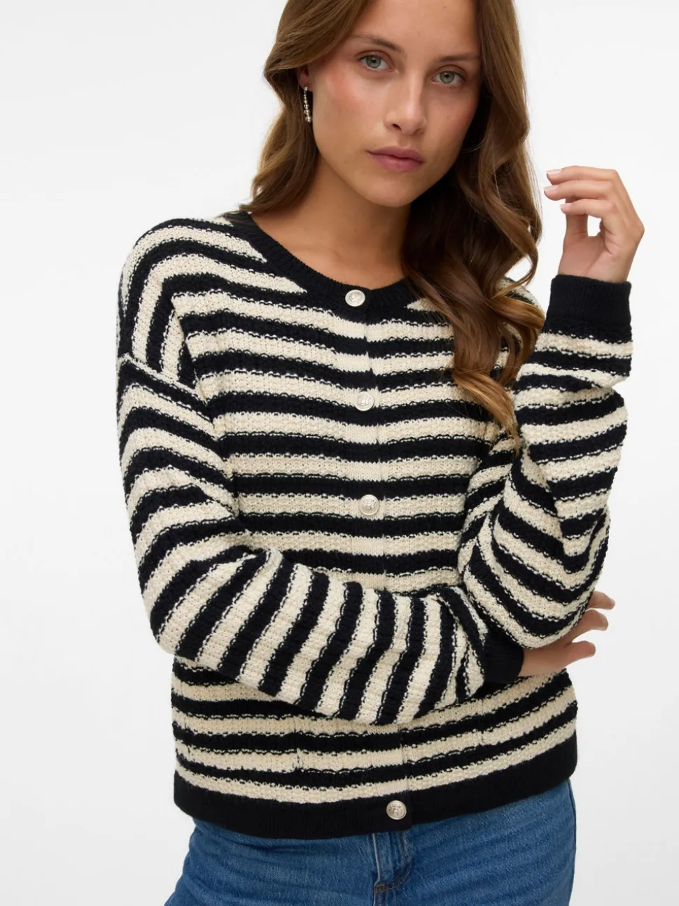 VMHARPER Gebreid vest