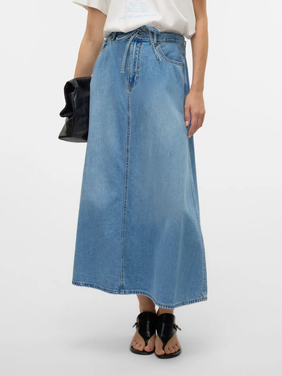VMHILLA Mid waist Midi-rok